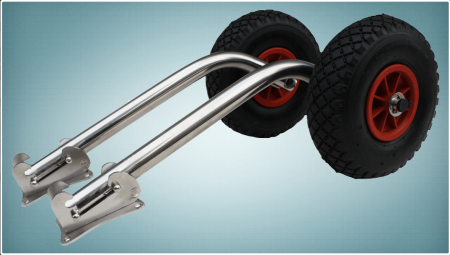 Колеса транцевые быстросъемные универсальные для лодок НДНД фото